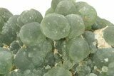 Botryoidal Prehnite and Epidote Inclusions - Mali #220442-2